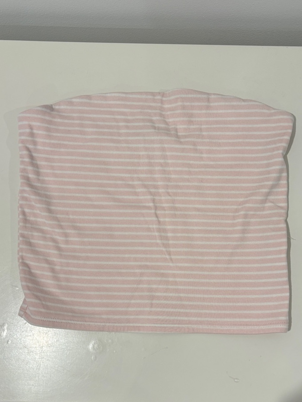 Forever 21 Girls' Pink & White Striped Tube Top
